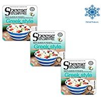 Sheese QUESO ESTILO GRIEGO 200g (VEGANO) Sin Lactosa Pack de 3